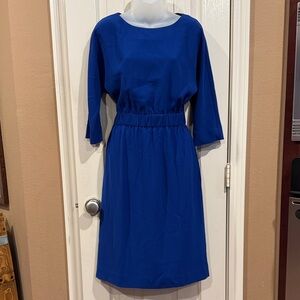 COS Royal Blue Midi Dress. Sz 5
